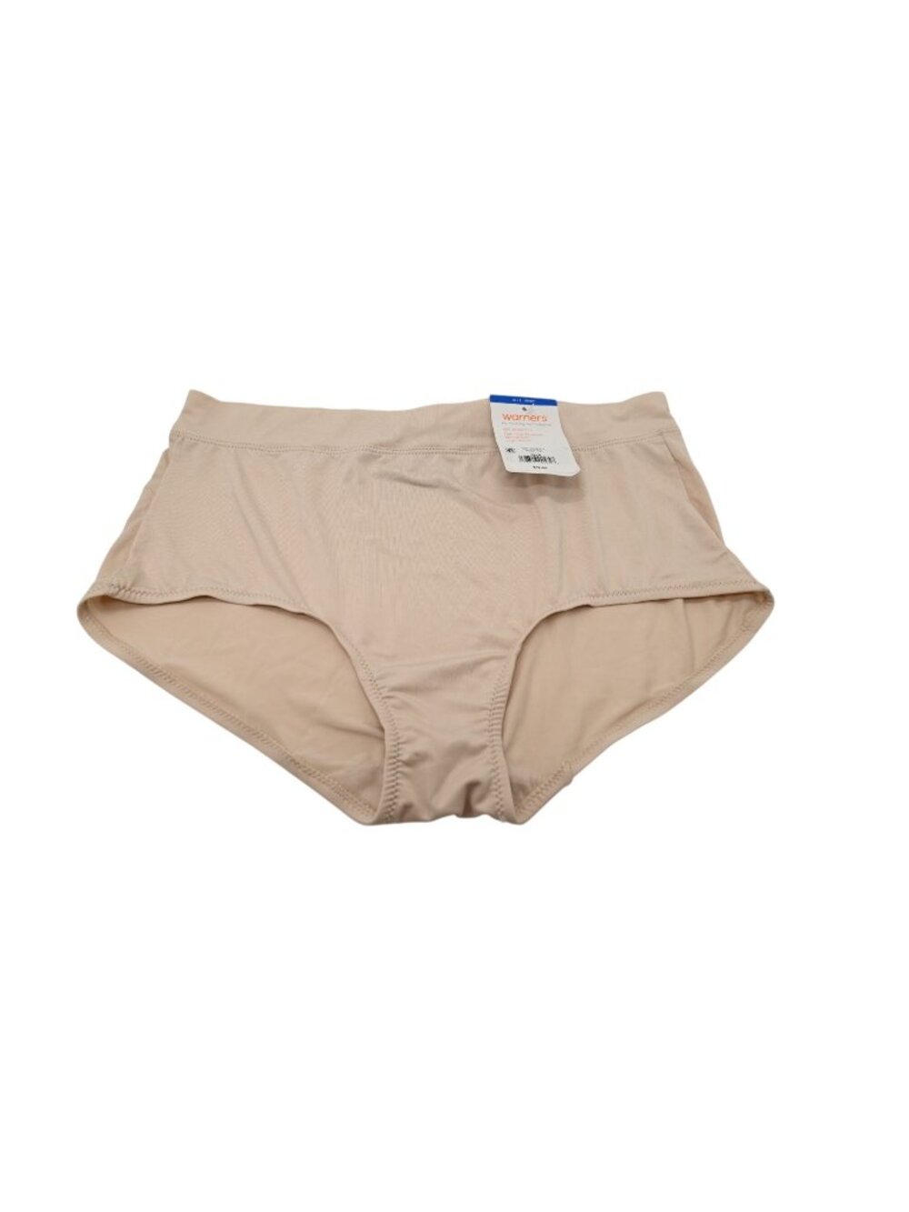 NWT Warners No Pinching No Problems High Waist Brief Panty Sz XL/8 Beige Comfort